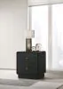 Coaster Fine Furniture 223662 Cavelle - 2-Drawer Nightstand Bedside Table - Black