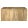 Coaster Fine Furniture 706838 Benton - Square Solid Mango Wood Coffee Table - Natural