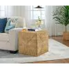 Riverside Furniture 30708 Rosalie - Woven Cube Table - Light Brown