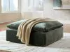 Benchcraft® 7800108 Carriage View - Oversized Accent Ottoman - Jade