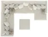 Jackson Furniture Industries 2235/36/31/59/76/12-16 Jackson Furniture Industries 2235/36/31/59/76/12-16 Ritzy - 6 Piece Modular Sectional (RSF Chaise) And 1 Included Cocktail Ottoman - Bone