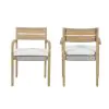New Classic G6235-DC Arden - Wood And Wicker Patio Dining Chair (Set of 2) - Natural / Brown
