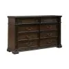 Liberty Furniture 765-BR31 Provence Park - 8 Drawer Dresser - Chateau Brown
