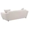 Coaster Fine Furniture 509301 Destino - Chenille Upholstered Splayed Arm Sofa - Greige