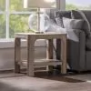 Coaster Fine Furniture 723487 Solano - Square Wood Side End Table With Shelf - Weathered Mango