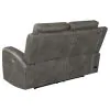 Coaster Fine Furniture 603431PPP-S2 Brickston - 2 Piece Triple Power Reclining Sofa Set - Charcoal