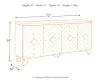 Ashley Furniture A4000031 Robin Ridge - Accent Cabinet - Brown / Beige
