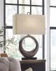 Ashley Furniture L207394 Saria - Metal Table Lamp  - Antique Silver Finish