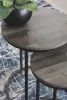 Ashley Furniture A4000231 Briarsboro - Accent Table Set (Set of 2) - Black / Gray