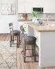 Ashley Furniture D388-224 Caitbrook - UPH Swivel Barstool  - Gray