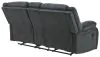 Ashley Furniture 7650494 Draycoll - DBL Rec Loveseat w/Console - Dark Gray