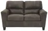 Ashley Furniture 9400235 Navi - Loveseat - Smoke