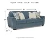 Ashley Furniture 4060538 Cashton - Sofa - Blue