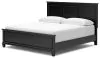 Ashley Furniture B687/31/36/56/58/97 Ashley Furniture B687/31/36/56/58/97 Lanolee - 5 Pc. - Dresser, Mirror, King Panel Bed - Black