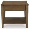 Ashley Furniture T769-3 Roanhowe - Rectangular End Table - Brown
