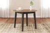 Ashley Furniture D396-15 Gesthaven - Round Dining Room Drop Leaf Table - Natural / Brown