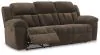 Ashley Furniture 37407/88/94 Ashley Furniture 37407/88/94 Frohn - 2 Pc. - Reclining Sofa, Reclining Loveseat With Console - Chocolate