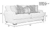 Jackson Furniture Industries 449803-1796/48-2870/48 Jackson Furniture Industries 449803-1796/48-2870/48 Ava - Sofa - Pepper