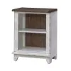 Liberty Furniture 237-EL00B River Place - Left Pier Base - Riverstone White & Tobacco