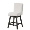 New Classic D4125-28-WHT New Classic D4125-28-WHT High Line - Swivel Counter Chair (Set of 2) - White