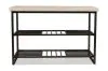 Riverside Furniture 77715 Riverside Furniture 77715 Capri - Console Table - Alabaster Travertine