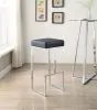 CoasterEveryday 105263 Gervase - Square Bar Stool - Black And Chrome