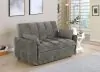 CoasterEssence 508308 Cotswold - Upholstered Convertible Sleeper Sofa Bed - Dark Gray