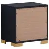 Coaster Fine Furniture 222832 Marceline - 2-Drawer Nightstand - Black