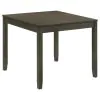 Coaster Fine Furniture 150410 Parkwood - 5 Piece Square Dining Table Set - Charcoal