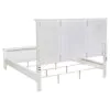 CoasterEssence 201301KWN-S5 Sandy Beach - 5 Piece California King Bedroom Set - White