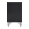 New Classic B1891-040 Ava - 2 Drawer Nightstand - Ebony