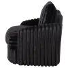 Coaster Fine Furniture 902542 Sarco - Corduroy Upholstered Swivel Accent Arm Chair - Black