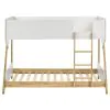 Coaster Fine Furniture 460510B2 Wyatt - Guard Rails, Side Rails & Ladder, Box 2 of 2 - White And Natural
