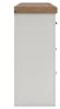 Benchcraft® B4615-31 Savonport - Seven Drawer Dresser - White / Brown