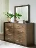 Benchcraft® B863B1 Benchcraft® B863B1 Marxmore - Dresser And Mirror - Brown