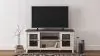 Ashley Furniture W287-68 Dorrinson - LG TV Stand w/Fireplace Option - White
