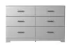 Ashley Furniture B2588-31 Stelsie - Six Drawer Dresser - White