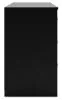 Ashley Furniture EB3392-231 Finch - Six Drawer Dresser - 29'' Height - Black