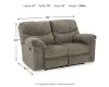 Ashley Furniture 2820186 Ashley Furniture 2820186 Alphons - Reclining Loveseat - Putty