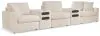 Ashley Furniture 92103S15 Ashley Furniture 92103S15 Modmax - 5-Piece Sectional With 2 Audio System Consoles - Oyster