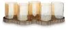 Ashley Furniture A2000856 Evereton - Candle Holder - Antique Gold Finish