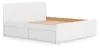 Ashley Furniture EB9630B21 Ashley Furniture EB9630B21 Onita - King Panel Platform Bed With 2 Side Storage - White