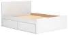Ashley Furniture EB9630B16 Ashley Furniture EB9630B16 Onita - Queen Panel Platform Bed With 2 Side Storage - White