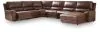 Ashley Furniture PCU62607S33 Ashley Furniture PCU62607S33 DeepWakes - 6-Piece Power Reclining Sectional With RAF Press Back Power Chaise - Canyon
