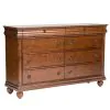 Liberty Furniture 589-BR31 Liberty Furniture 589-BR31 Rustic Traditions - 8 Drawer Dresser - Rustic Cherry