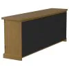 CoasterElevations 180205 Florence - 4 Door Dining Sideboard Buffet Cabinet - Rustic Honey