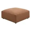 CoasterElevations 551593 Jennifer - Square Upholstered Ottoman - Terracotta