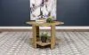 Coaster Fine Furniture 707717 Dawn - Square Engineered Wood End Table - Mango Brown