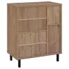 Coaster Fine Furniture 950421 Teller - 2-Door Shoe Storage Cabinet - Natural Oak