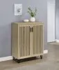 Coaster Fine Furniture 950424 Brixton - 2-Door Entryway Shoe Storage Cabinets White Oak